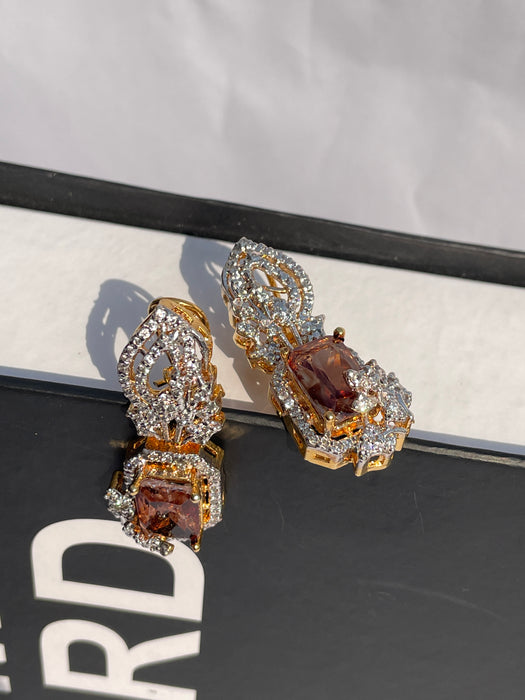 Premium Luxe Brown Earings